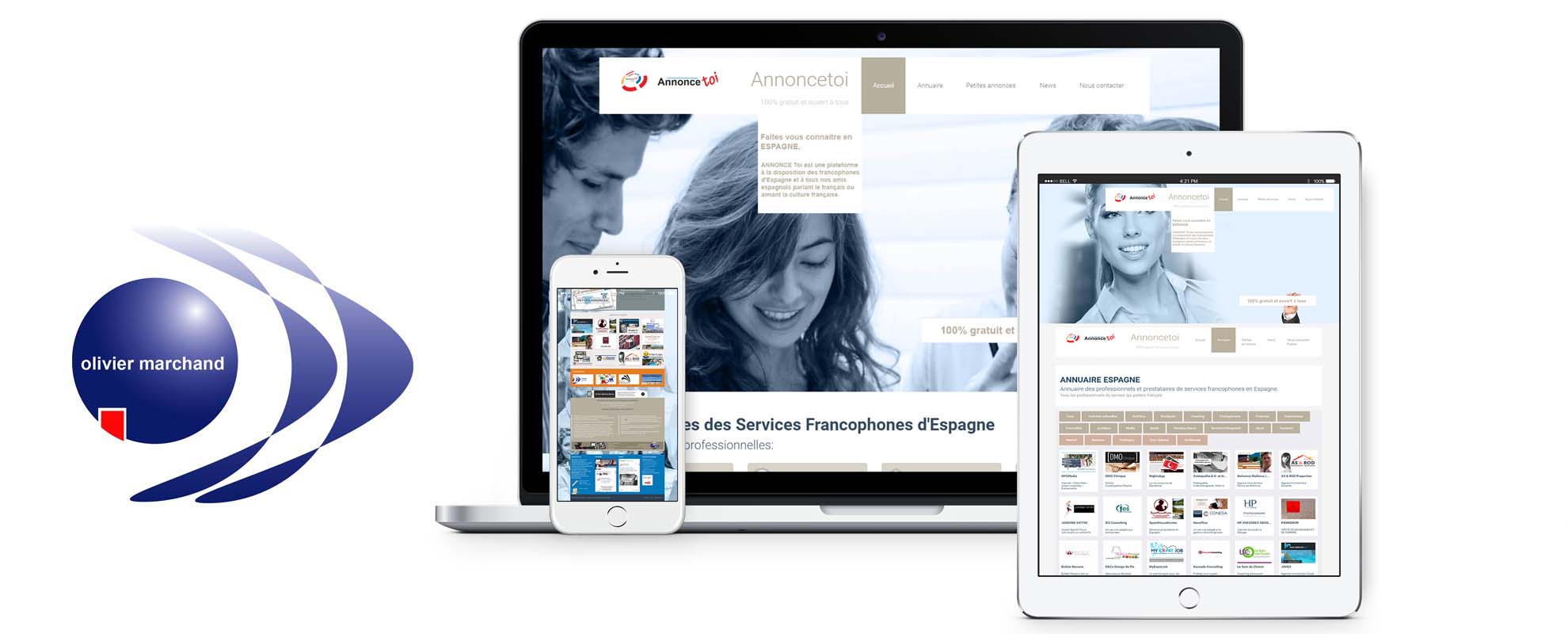 Olivier Marchand OPCMedia Madrid Comunicación web boutique on-line